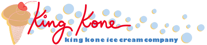 King Kone Ice Cream Delivery Truck Logo